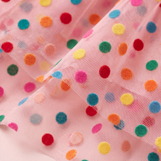 Confetti Dot Dress confetti dot tulle texture