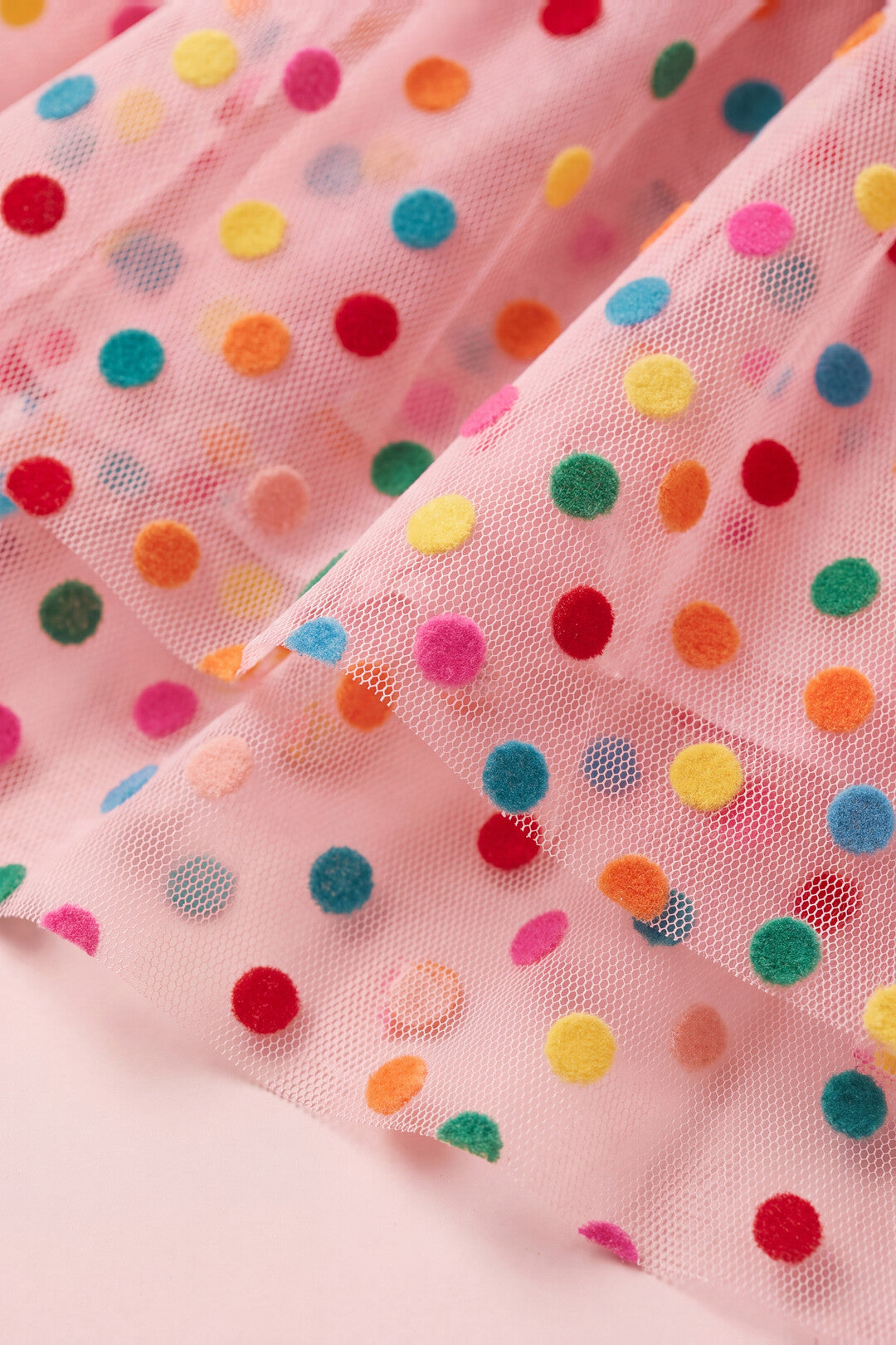 Confetti Dot Dress confetti dot tulle texture