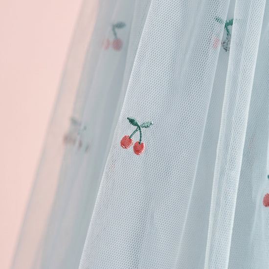 Forget Me Not Dress powder blue tulle texture