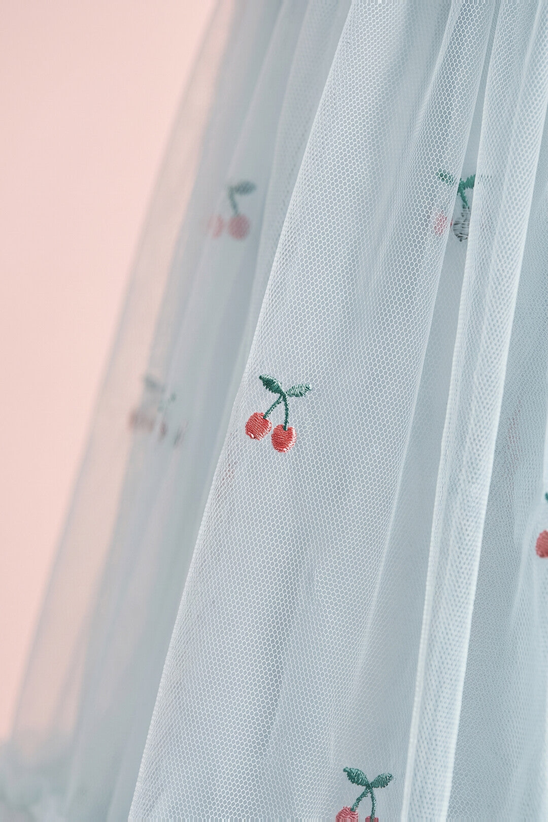 Forget Me Not Dress powder blue tulle texture