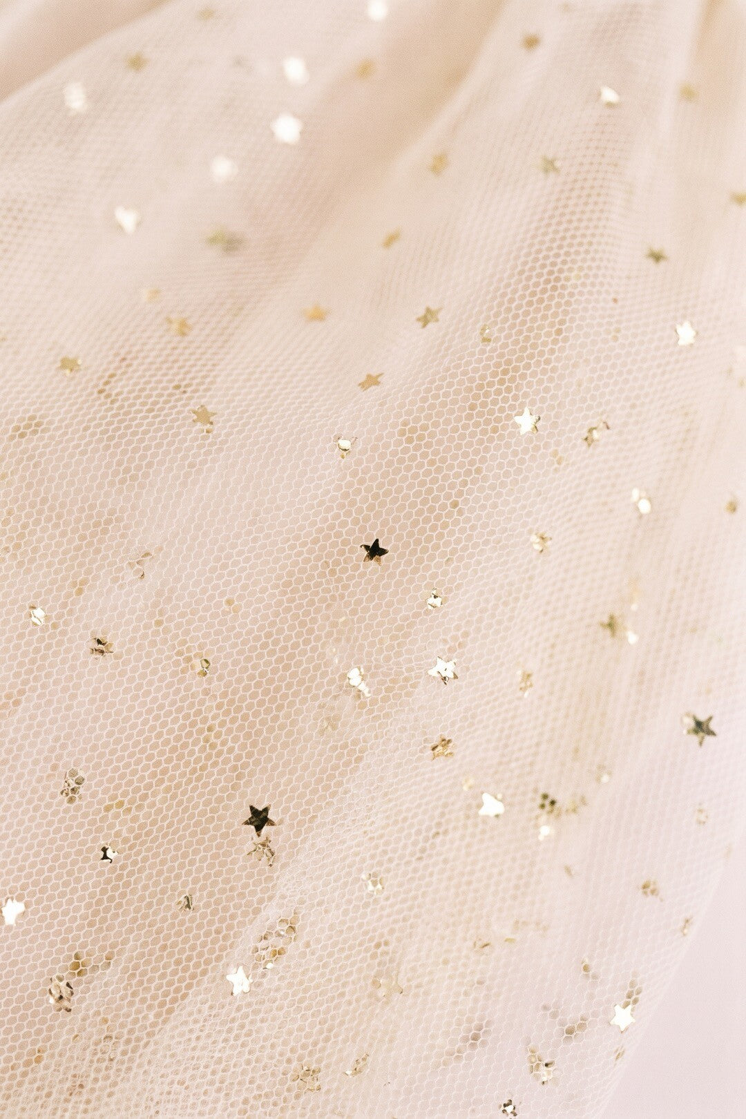 Starlight Dress star sequin tulle texture